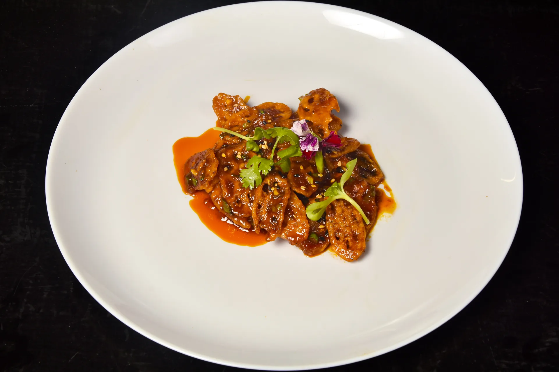 Honey Chilli Lotus Stem